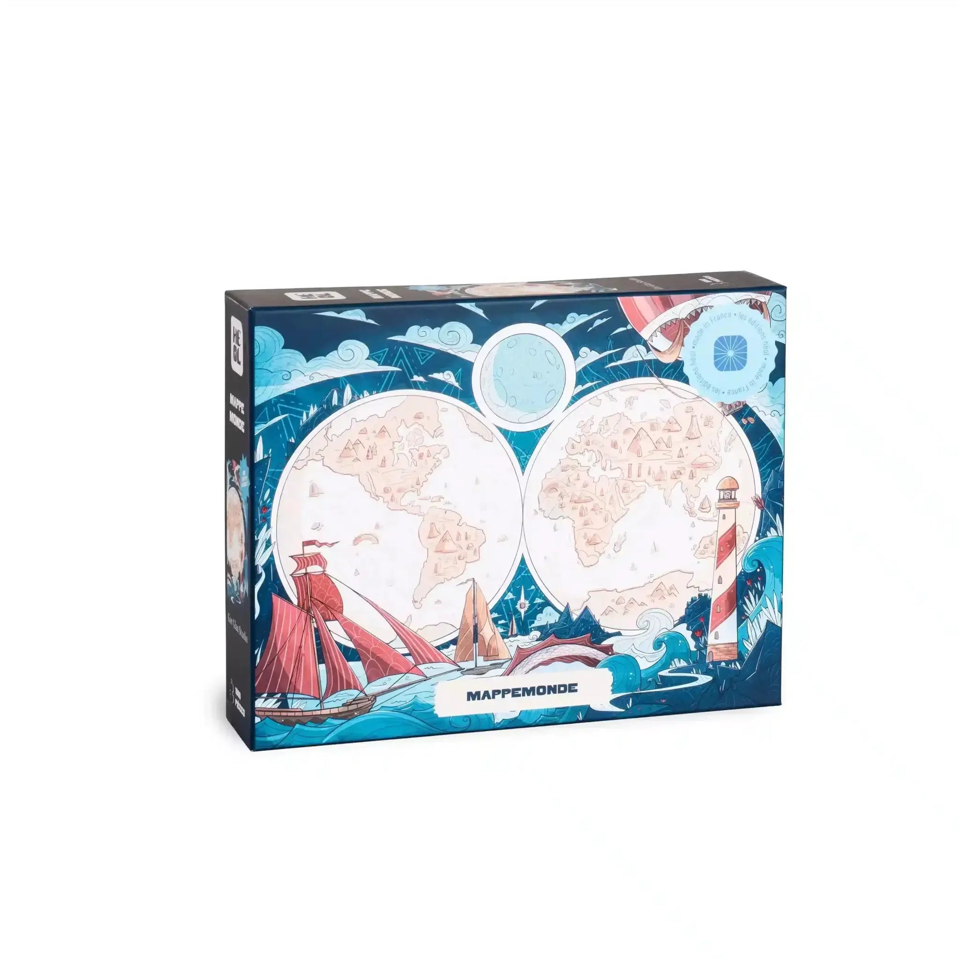 World Map 1000 Piece Premium Quality Jigsaw Puzzle Heol Collection - ToylandEU