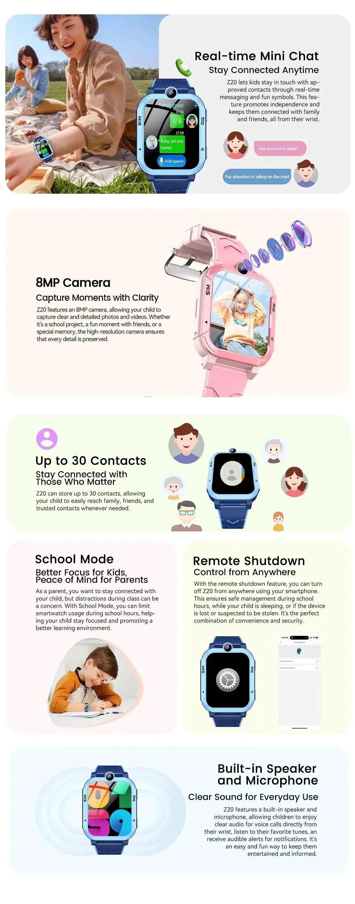  World Premiere Blackview NEW Z20 4G Smart Watch Kids GPS Video Call IP67 Tracker -  ToylandEU™