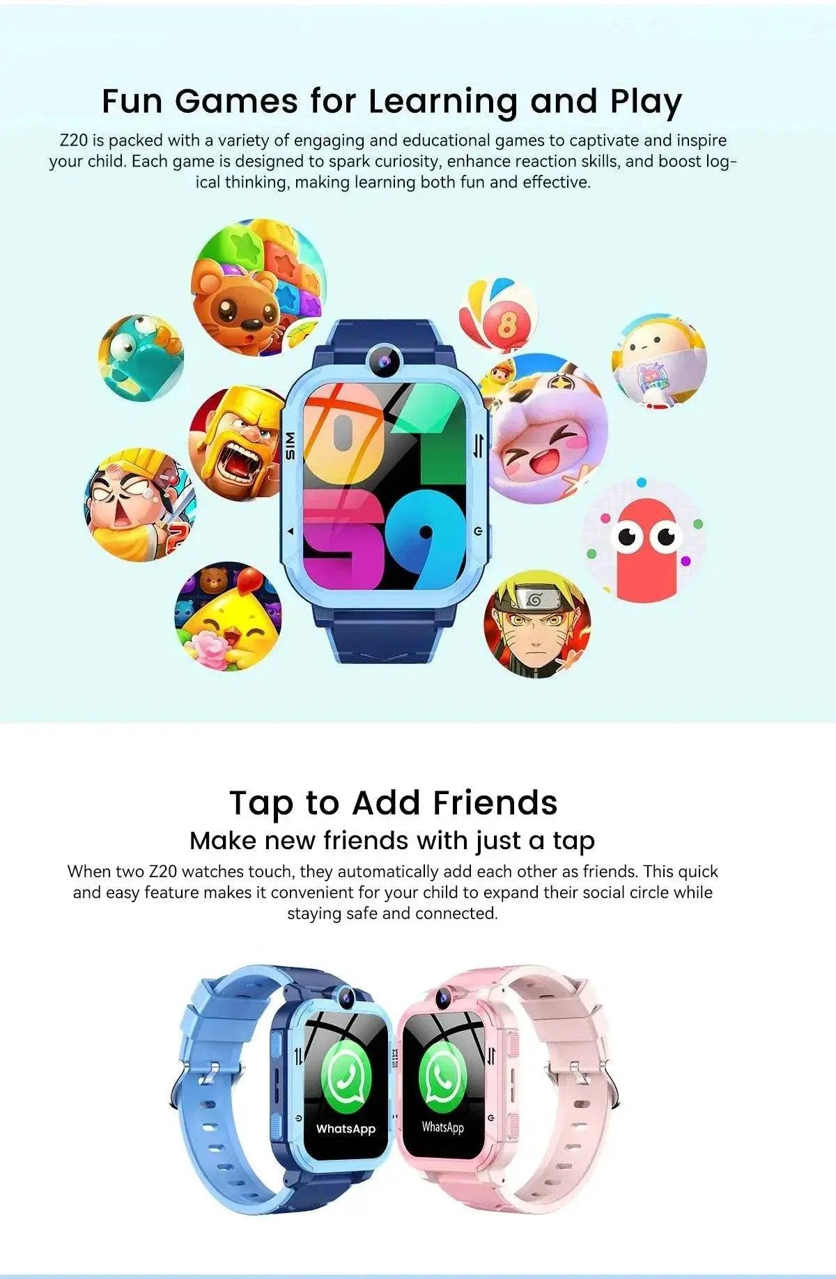  World Premiere Blackview NEW Z20 4G Smart Watch Kids GPS Video Call IP67 Tracker -  ToylandEU™