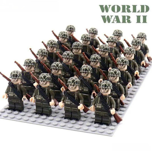  World War II American Soldiers Lego Minifigures 24 Pack -  ToylandEU™