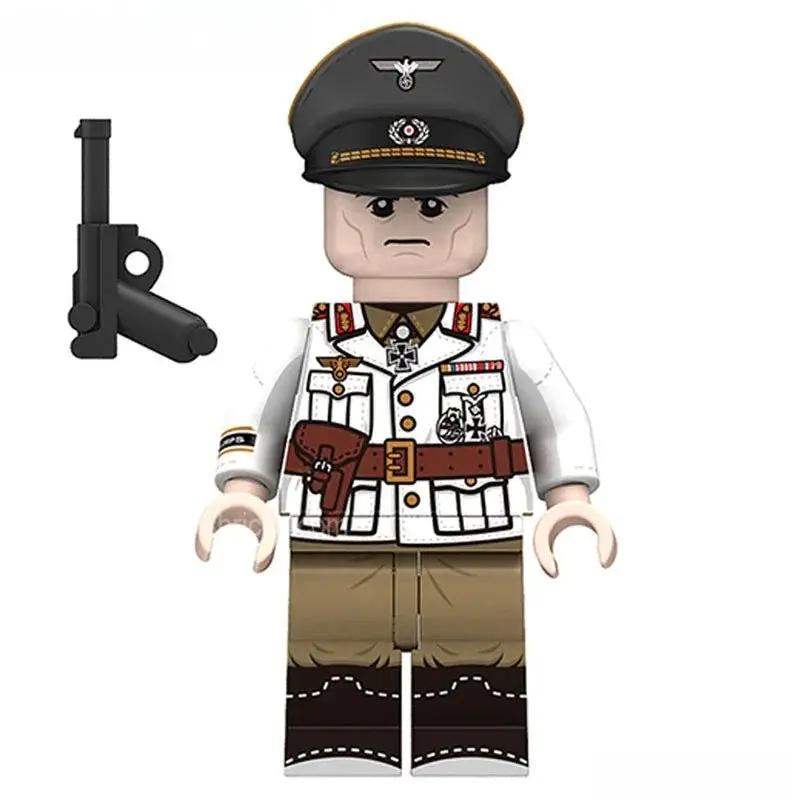 World War 2 Erwin Rommel Nazi General Lego Minifigures Custom Toys - Minifigure Toys