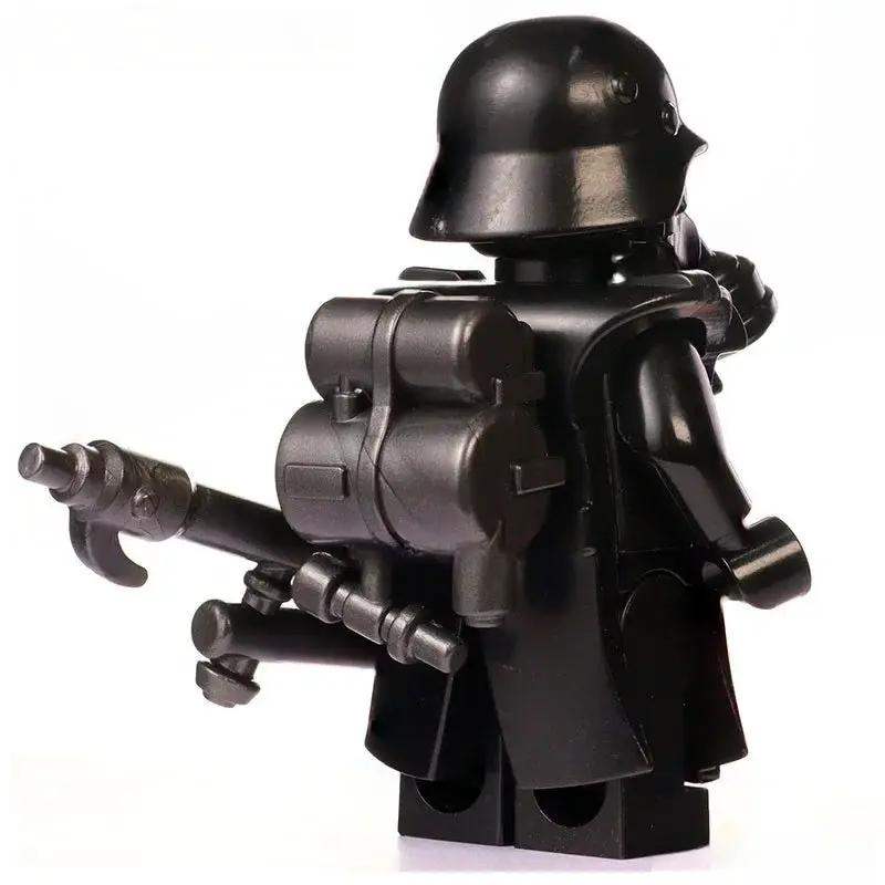 World War 2 Gas Mask Flame trooper Officer Custom Lego Star Wars Minifigures Toys - Minifigure Toys