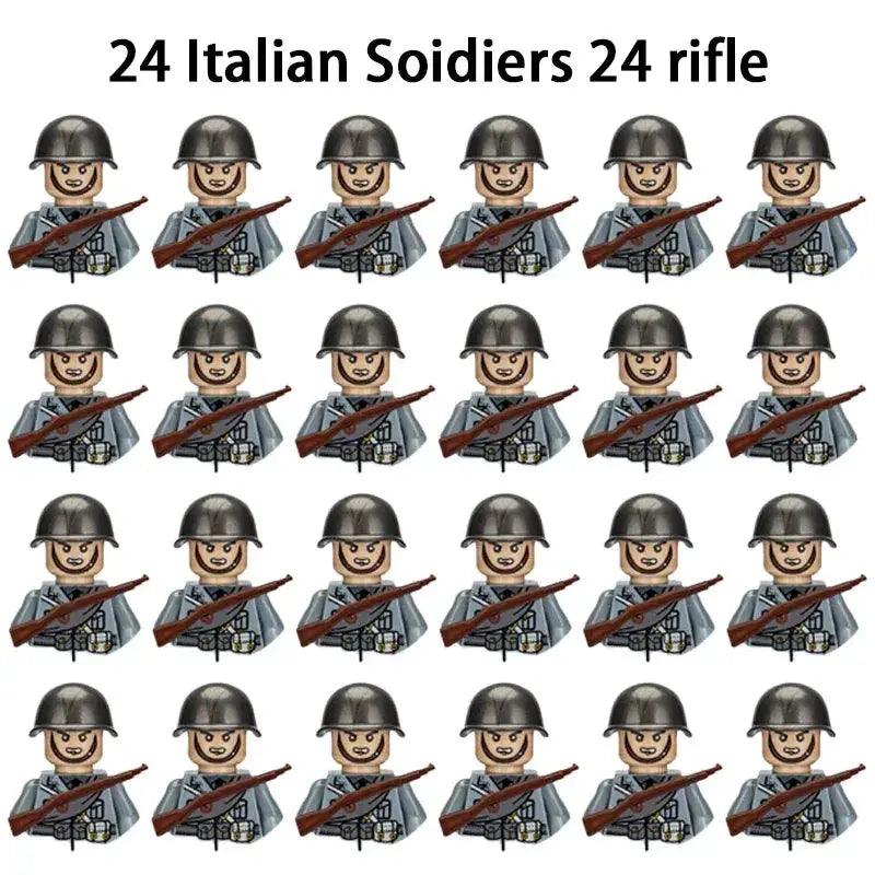  World War II Military Building Blocks Soldier Set Kids -  ToylandEU™