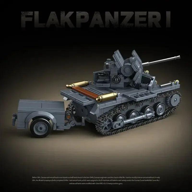  World War II Tank Building Block Set Anti Aircraft Pro -  ToylandEU™