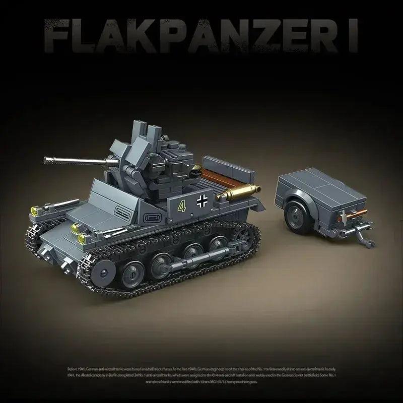  World War II Tank Building Block Set Anti Aircraft Pro -  ToylandEU™