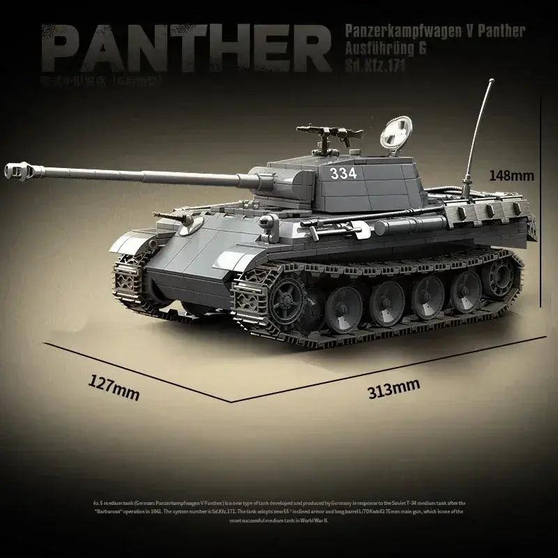  World War II Tank Building Blocks Educational for Boys -  ToylandEU™