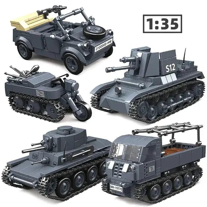  World War II Tank Model Building Blocks Compatible Lego -  ToylandEU™