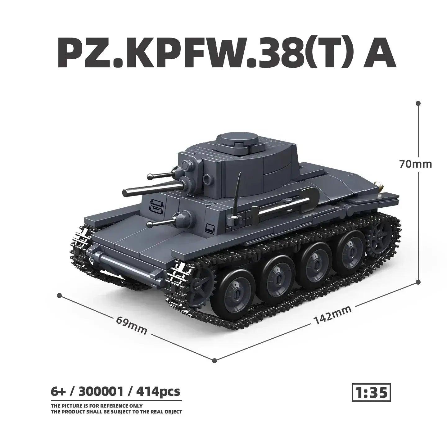  World War II Tank Model Building Blocks Compatible Lego -  ToylandEU™