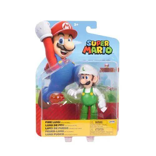  Fire Luigi World of Nintendo Action Figure Articulated -  ToylandEU™