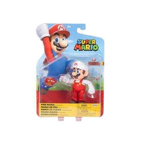 World of Nintendo 4" Action Figure - Fire Mario - ToyShnip