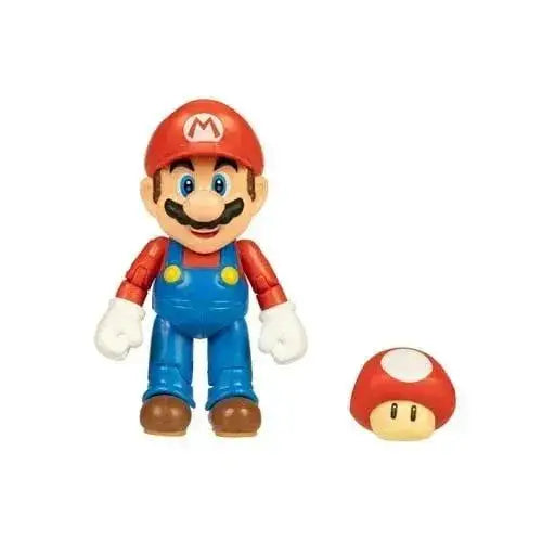 World Of Nintendo Mario Action Figure With Super Mushroom - ToylandEU