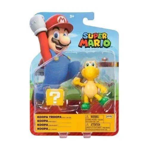 World of Nintendo 4" Action Figure - Wave 33 Koopa Troopa with ? Block - ToylandEU