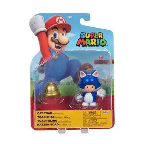 World Of Nintendo Cat Toad 4Inch Action Figure Includes Accessory - ToylandEU