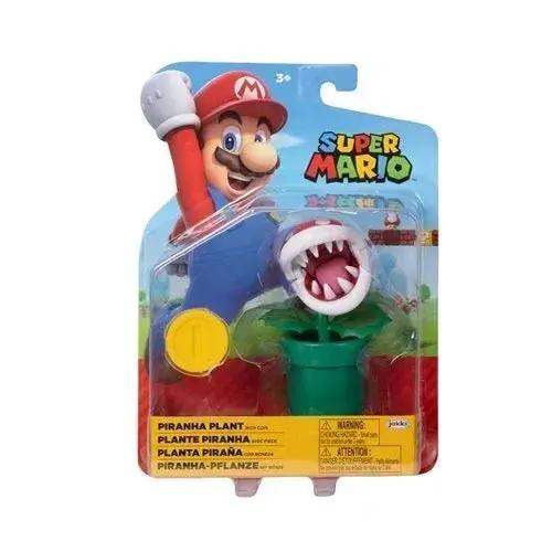World Of Nintendo Piranha Plant Articulated Action Figure With Coin - ToylandEU
