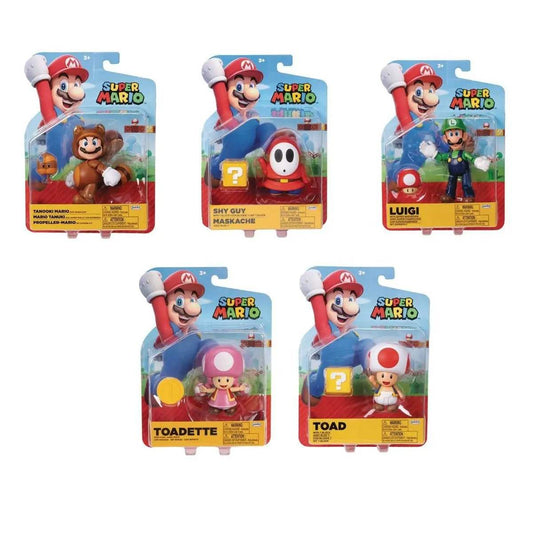  Mario Action Figure Nintendo Collectible 4 Inch Bonus -  ToylandEU™