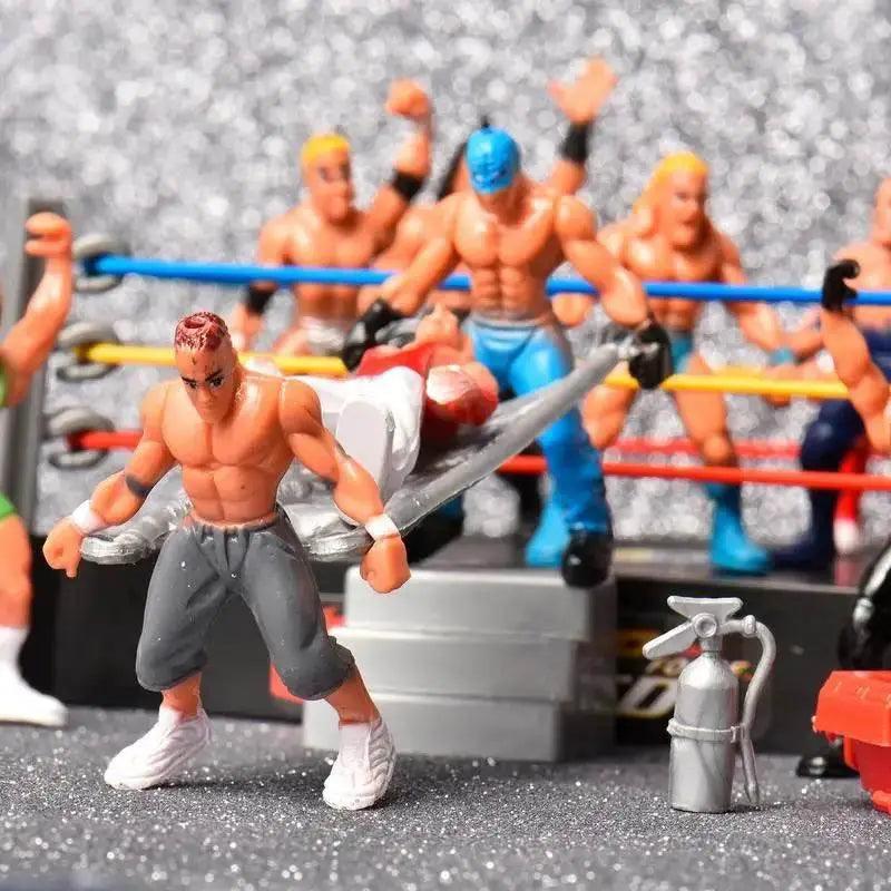  Wrestlers Playset Toys With Ring And Realistic Accessories -  ToylandEU™