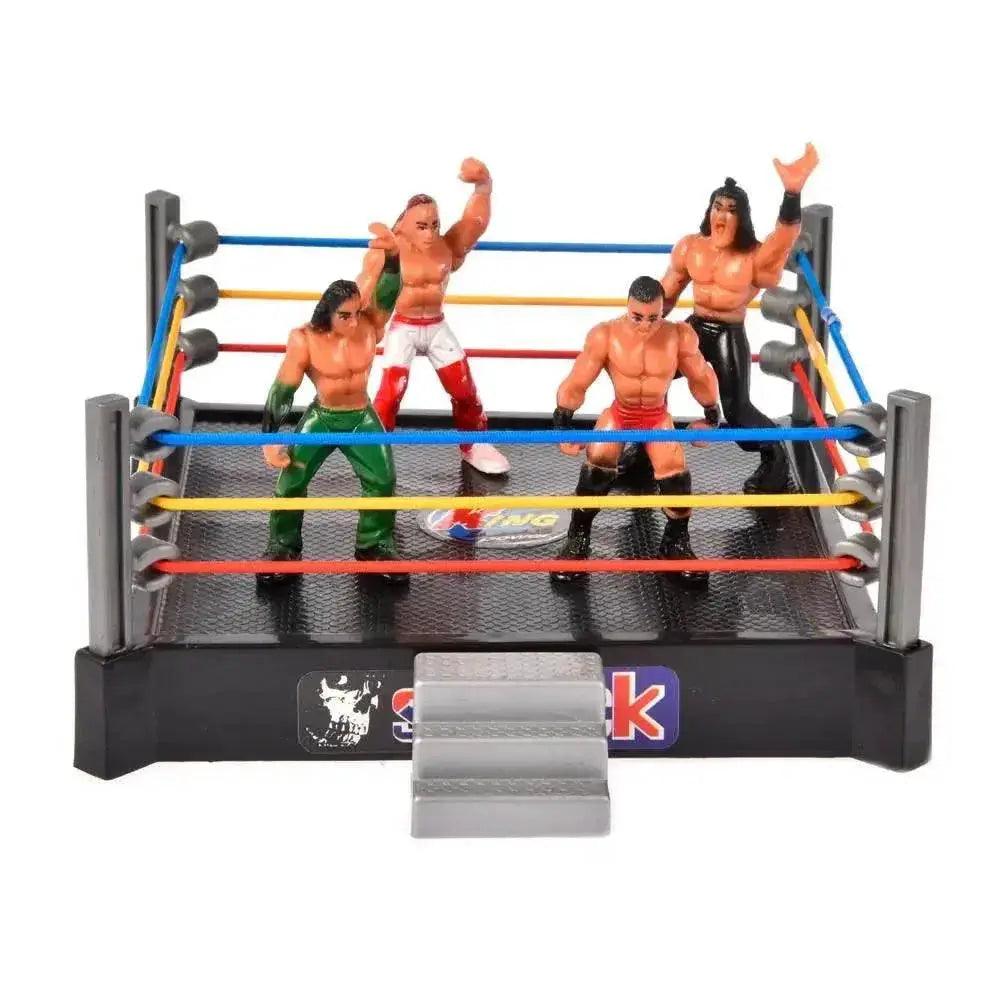  Wrestlers Playset Toys With Ring And Realistic Accessories -  ToylandEU™