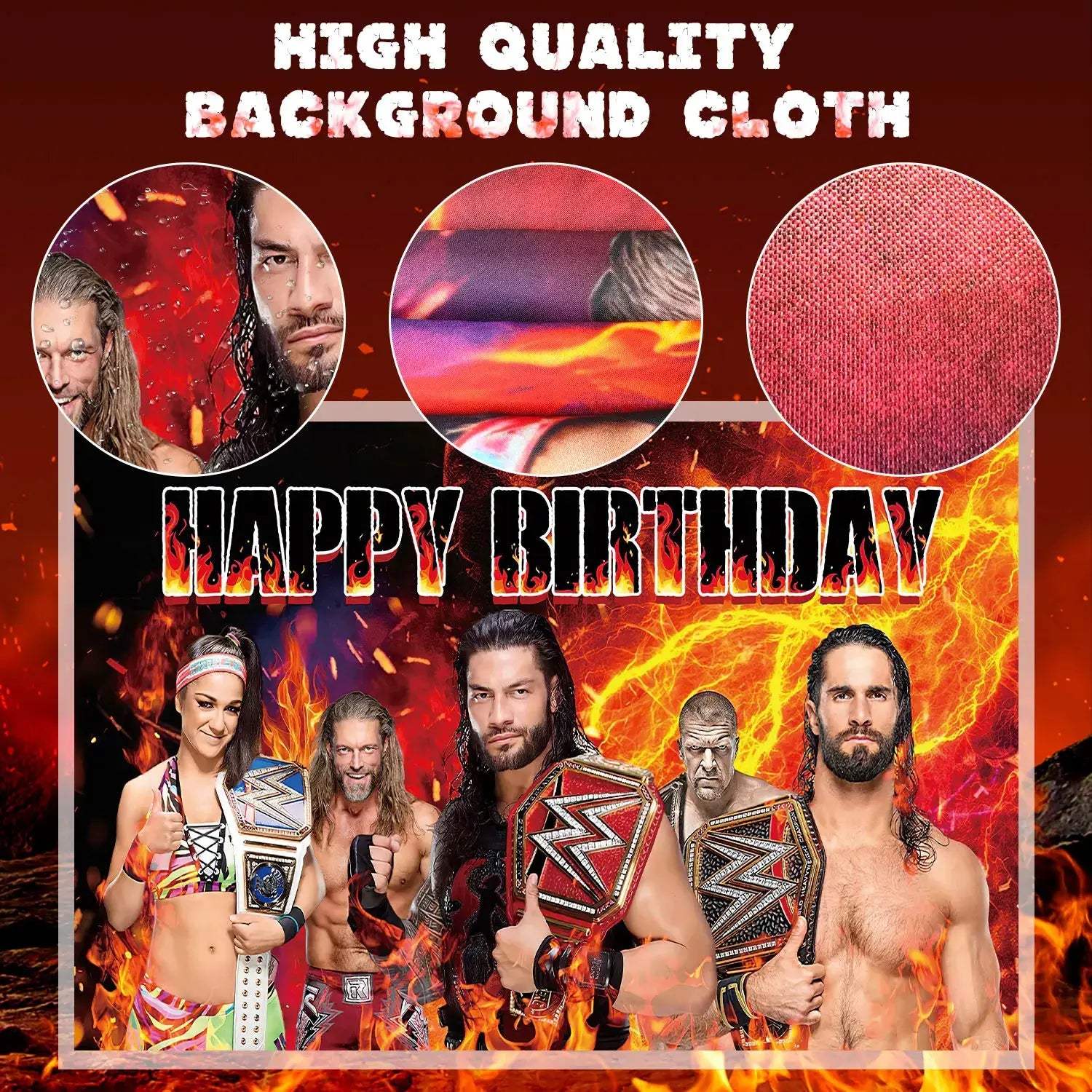 Wrestling Birthday Party Supplies Kit With Plates And Banner - ToylandEU
