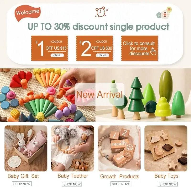 Montessori Double Sided Wooden English Alphabet And Numbers Cognitive Writing Board For Early Literacy -  ToylandEU™
