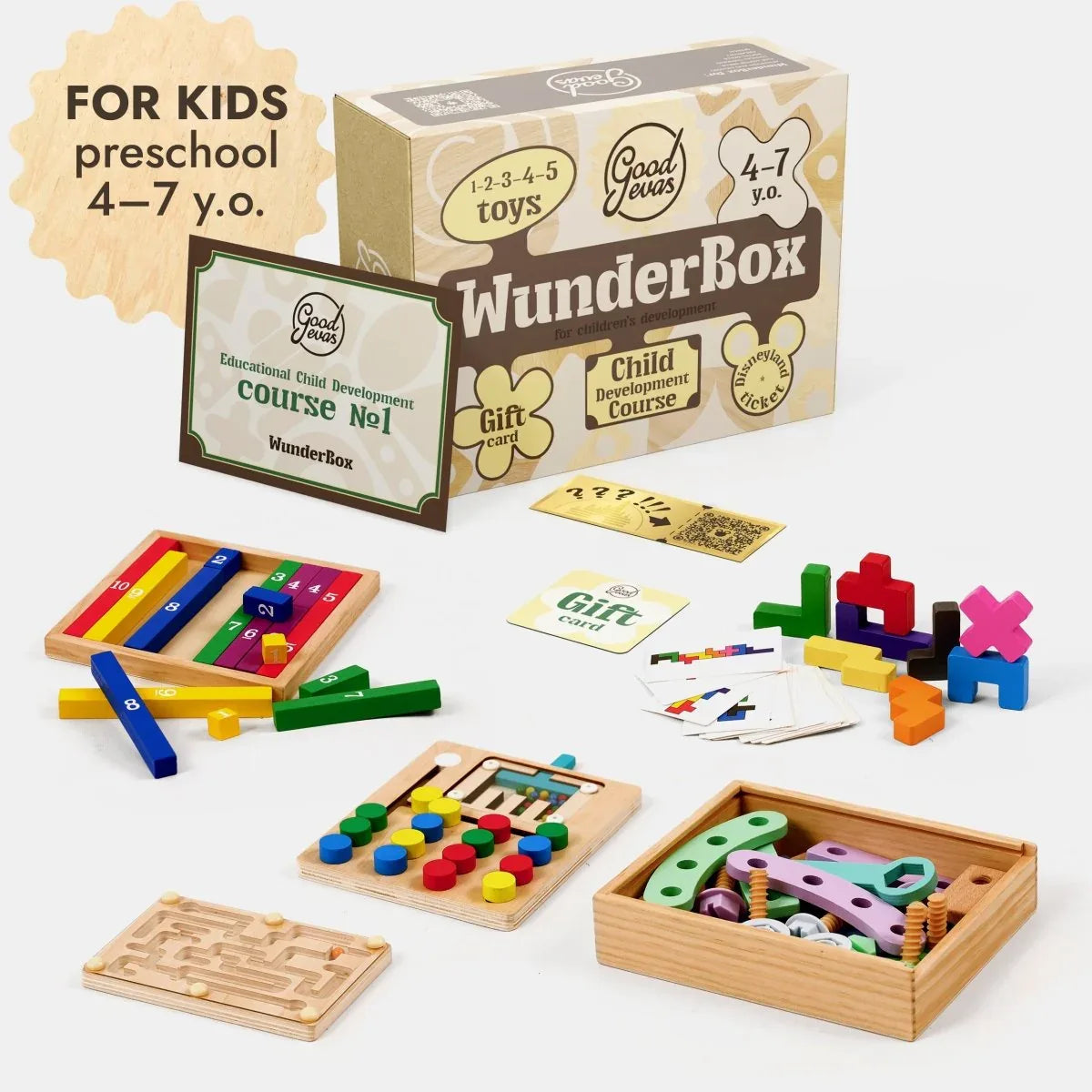 WunderBox 4-7 years old – developmental box for kids - ToylandEU