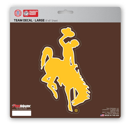 Wyoming Cowboys Decal 8x8 Die Cut Premium UV Resistant Logo - ToylandEU