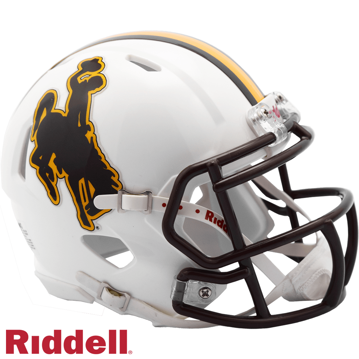 Wyoming Cowboys Riddell Replica Mini Speed Display Helmet - ToylandEU