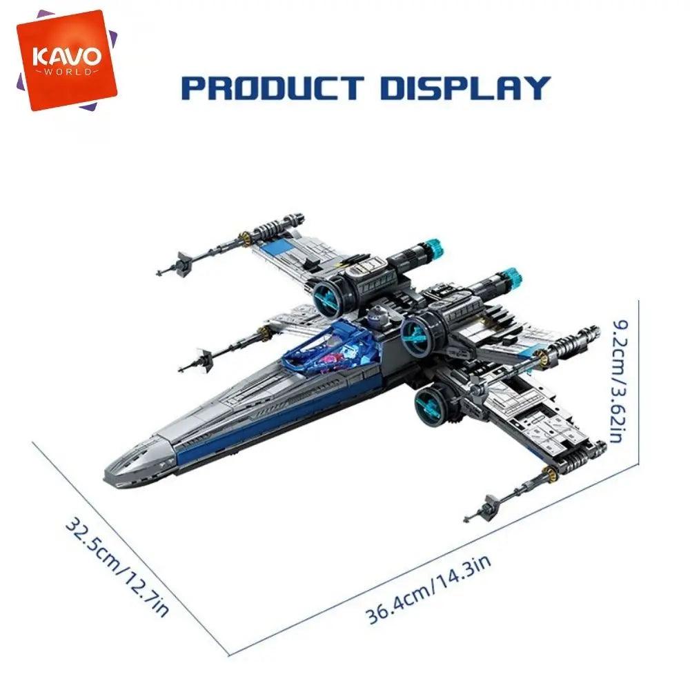 X-Wing Starfighter Building Blocks | 1271 Pcs LED | Toylandeu™