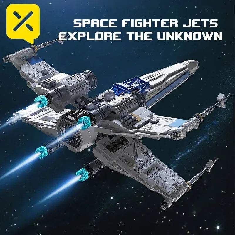 X Wing Starfighter Building Blocks With LED Lights - ToylandEU