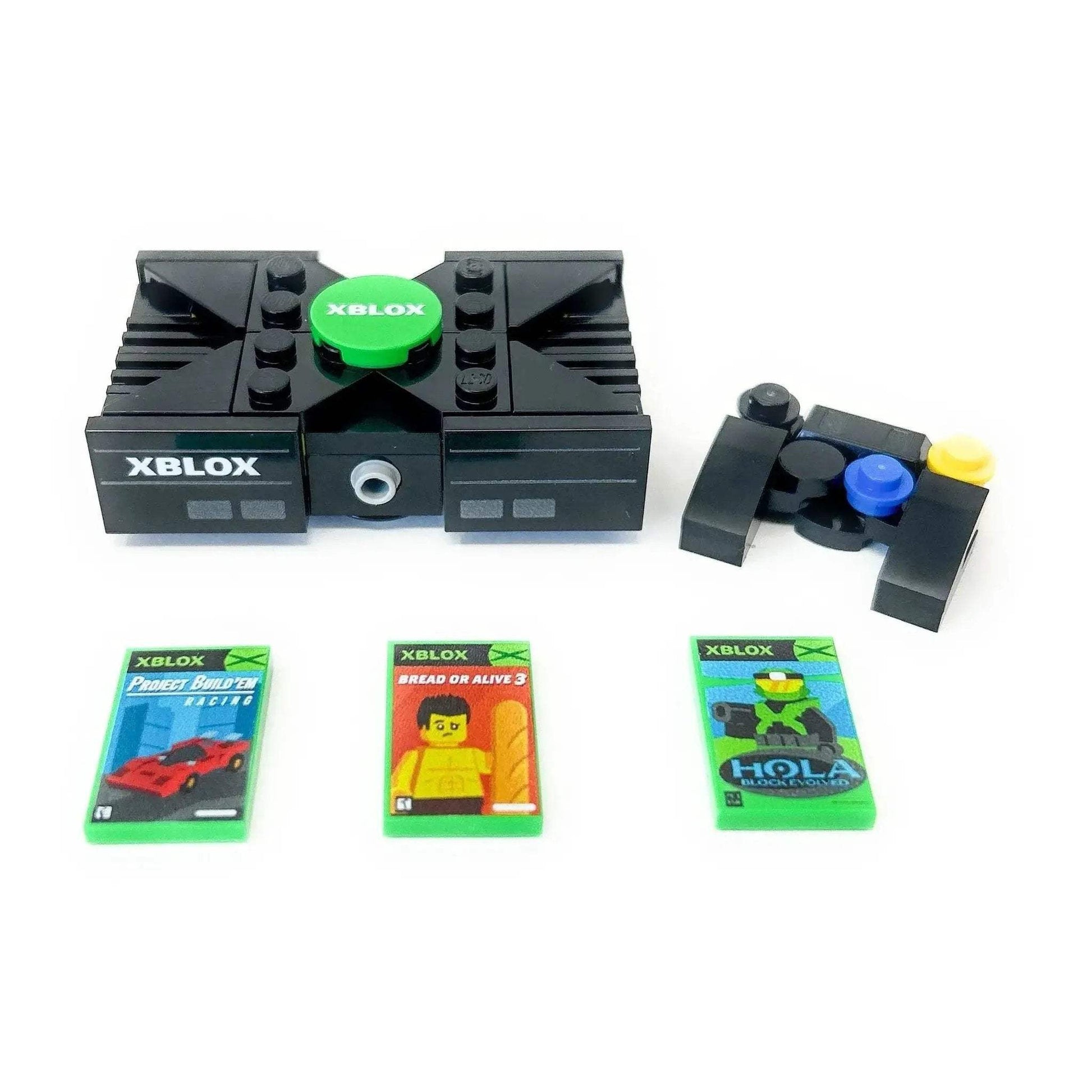 Retro LEGO Console Build Kit 2001 Custom Video Game Set - ToylandEU