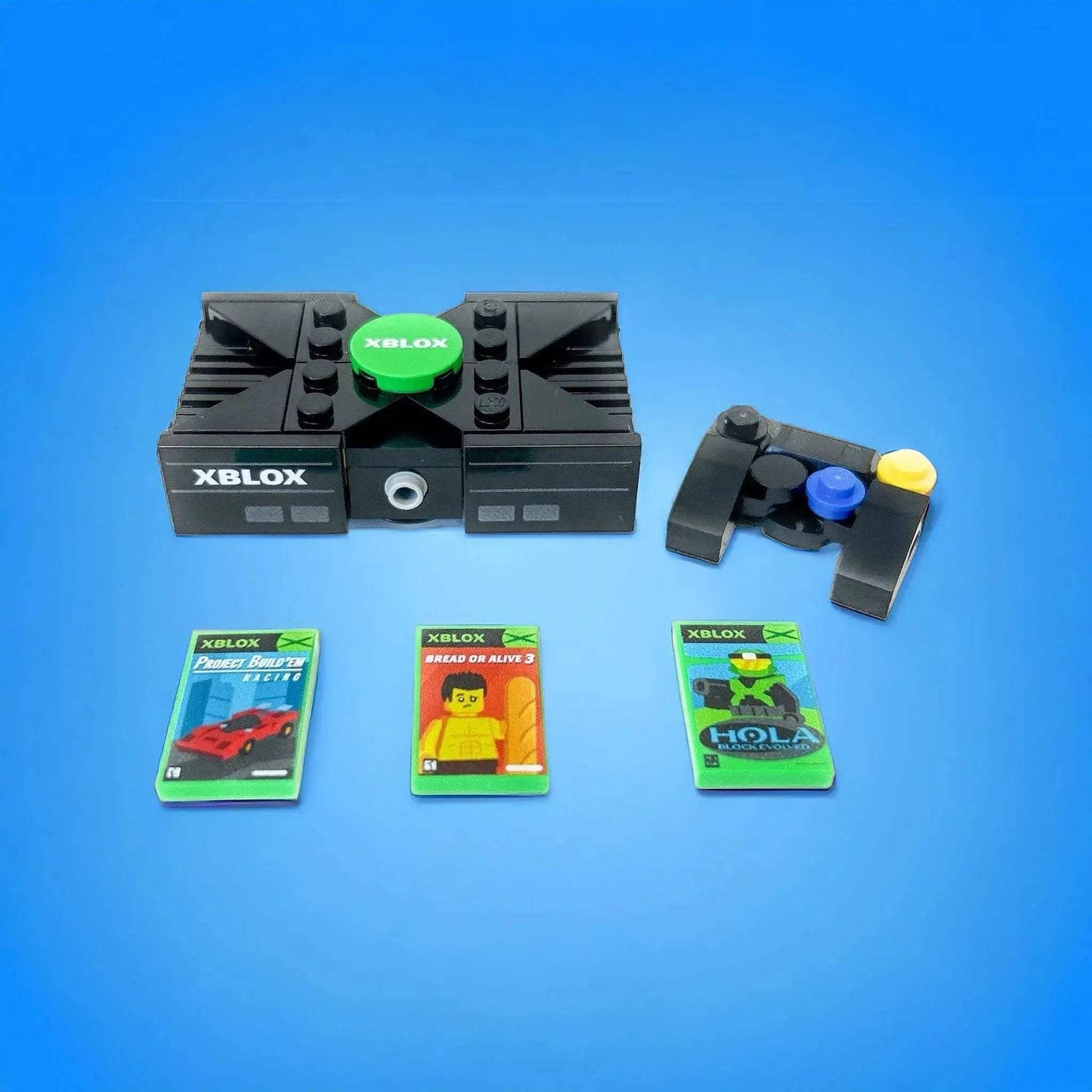 Retro LEGO Console Build Kit 2001 Custom Video Game Set - ToylandEU