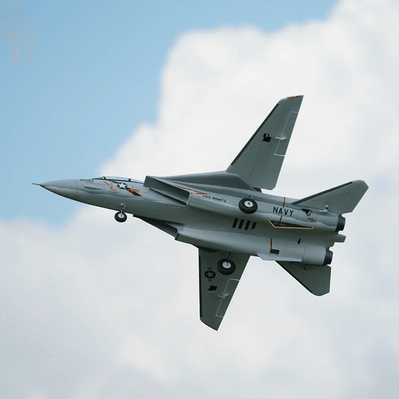 XFly RC Electric Fighter Aircraft Fixed Wing Model Foam Double 40mm F-14 PNP Remote Control Toy for Adults - ToylandEU