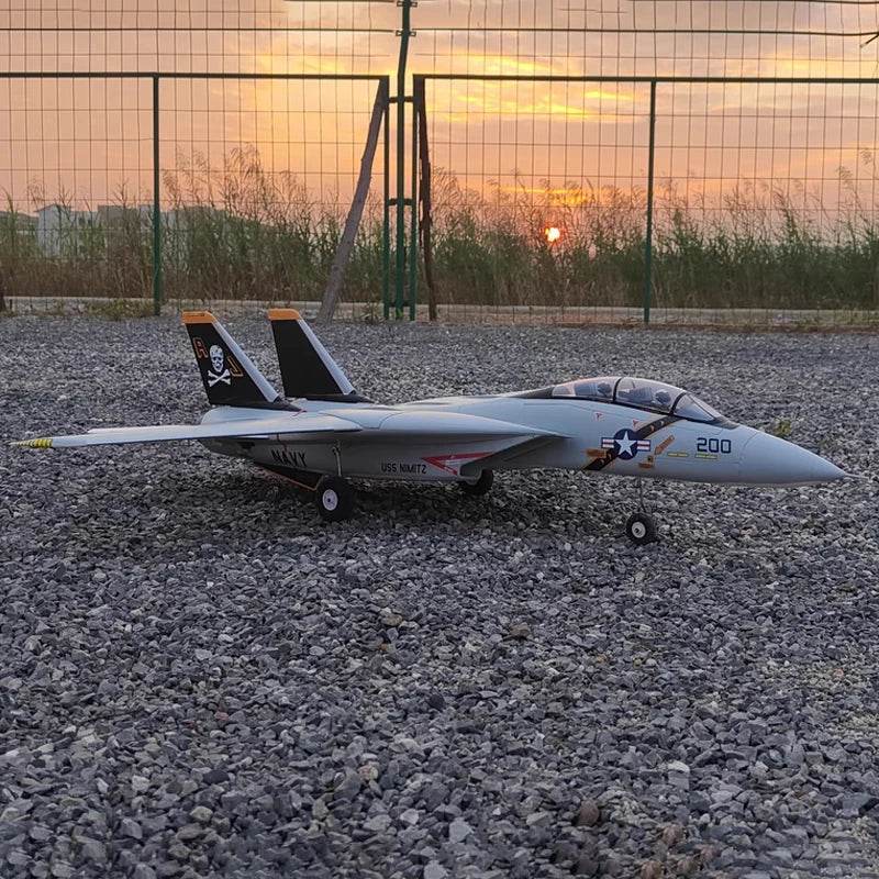 XFly RC Electric Fighter Aircraft Fixed Wing Model Foam Double 40mm F-14 PNP Remote Control Toy for Adults - ToylandEU