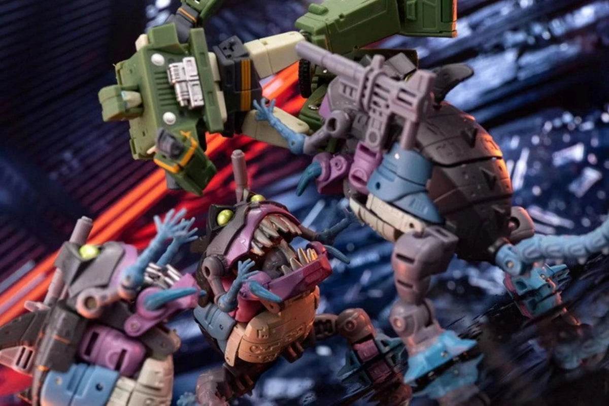 XIAOMO XM-01 Sharkticon Shark Squad: 3 Durable Collectible Figures - ToylandEU