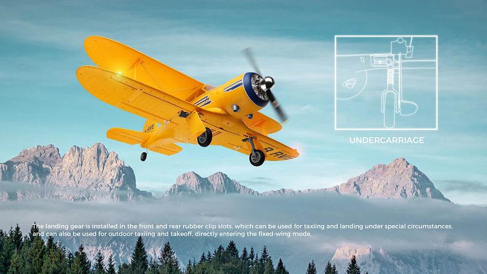 XK A300-Beech D17S 550mm Wingspan 2.4GHz RC Airplane - ToylandEU