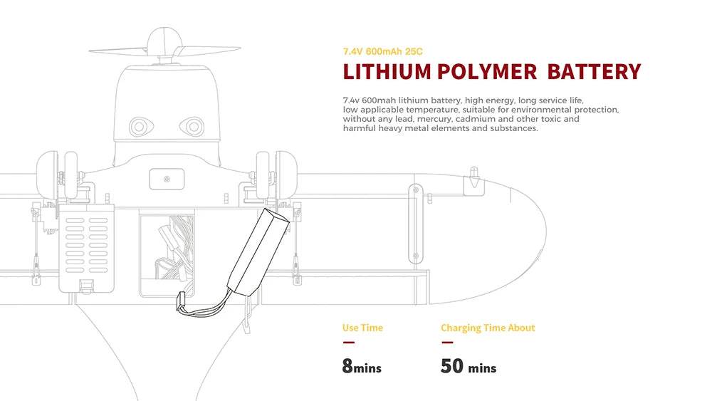 XK A300-Beech D17S 550mm Wingspan 2.4GHz RC Airplane - ToylandEU