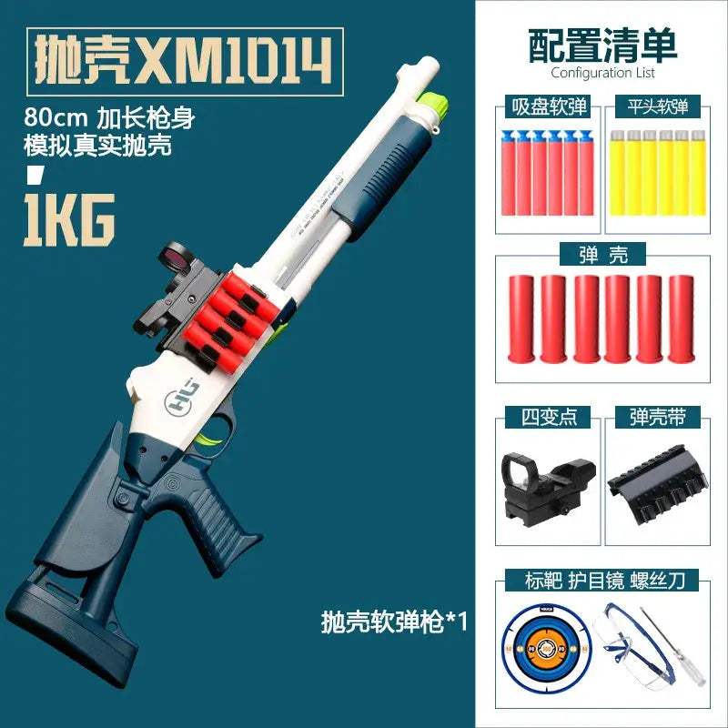 XM1014 Shellspray Toy Gun For Kids Long Range Action Play - ToylandEU