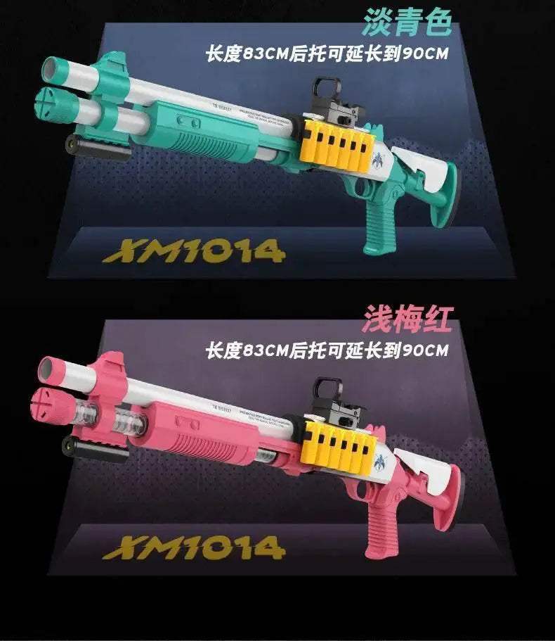 XM1014 Soft Bullet Shell Ejection Toy Gun Manual Airsoft Rifle Foam Darts Blaster for Adults and Boys - ToylandEU
