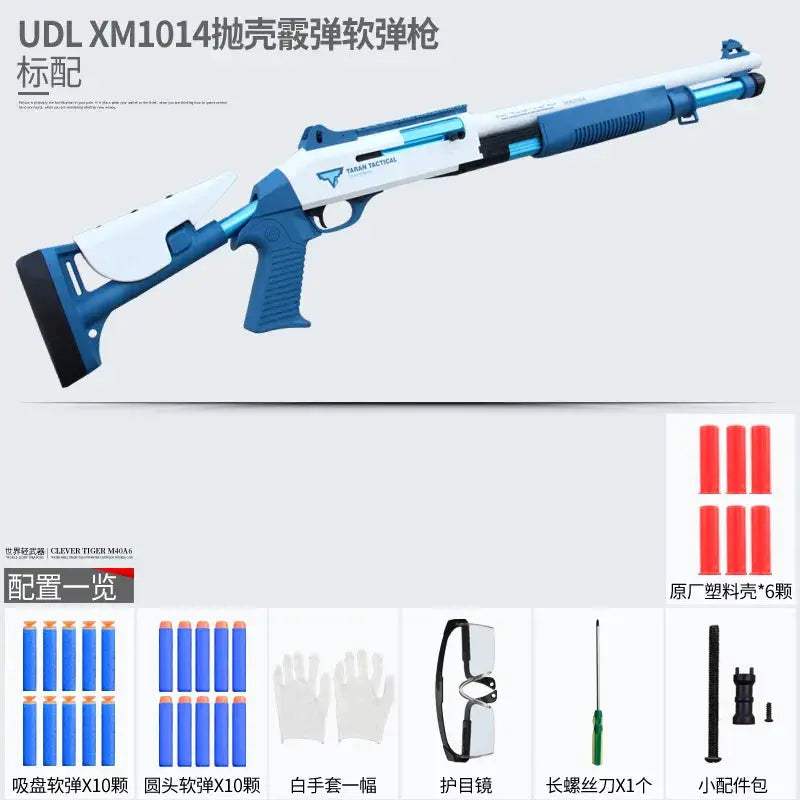 XM1014 Soft Bullet Toy Gun With Shell Throwing Action - ToylandEU