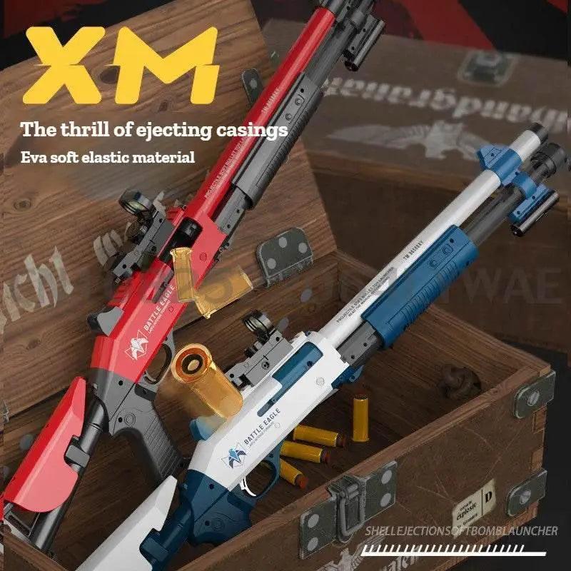  XM1014 Soft Shell Ejection Launcher Toy Rifle Gun Foam Dart -  ToylandEU™