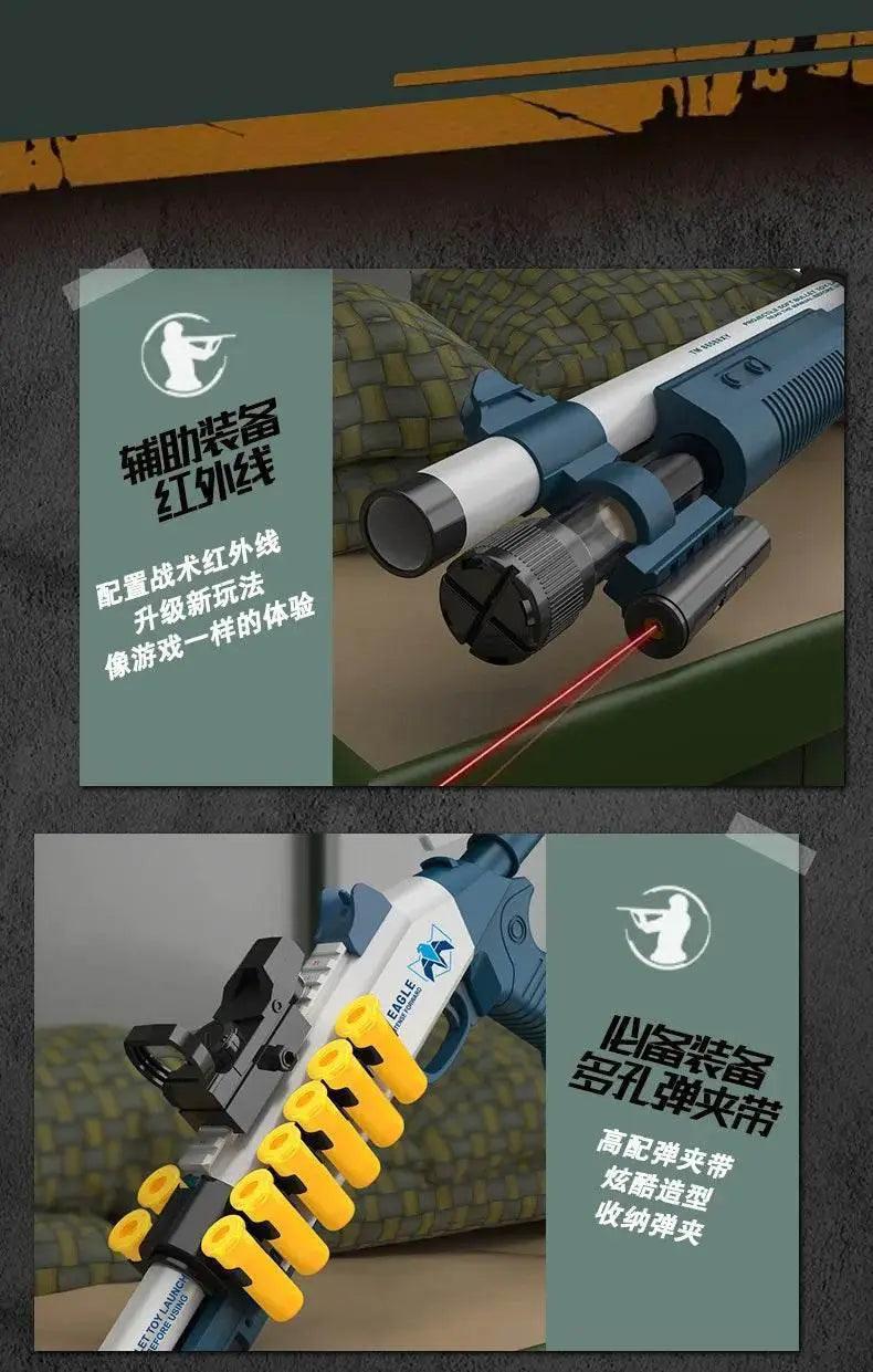  XM1014 Soft Shell Ejection Launcher Toy Rifle Gun Foam Dart -  ToylandEU™