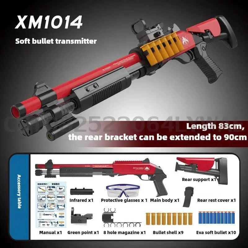  XM1014 Soft Shell Ejection Launcher Toy Rifle Gun Foam Dart -  ToylandEU™