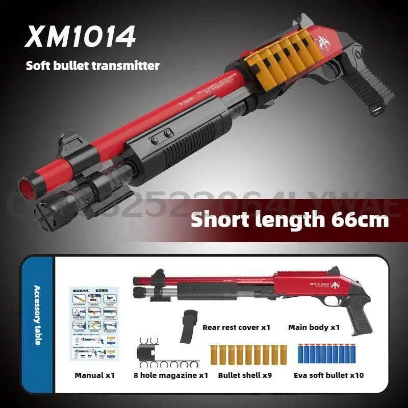  XM1014 Soft Shell Ejection Launcher Toy Rifle Gun Foam Dart -  ToylandEU™