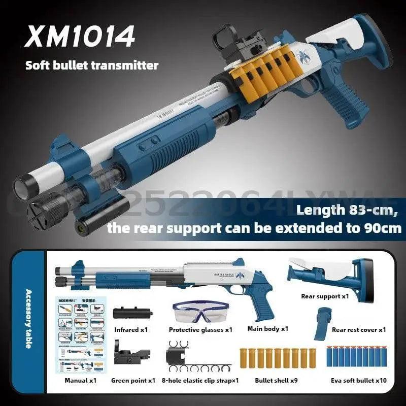  XM1014 Soft Shell Ejection Launcher Toy Rifle Gun Foam Dart -  ToylandEU™