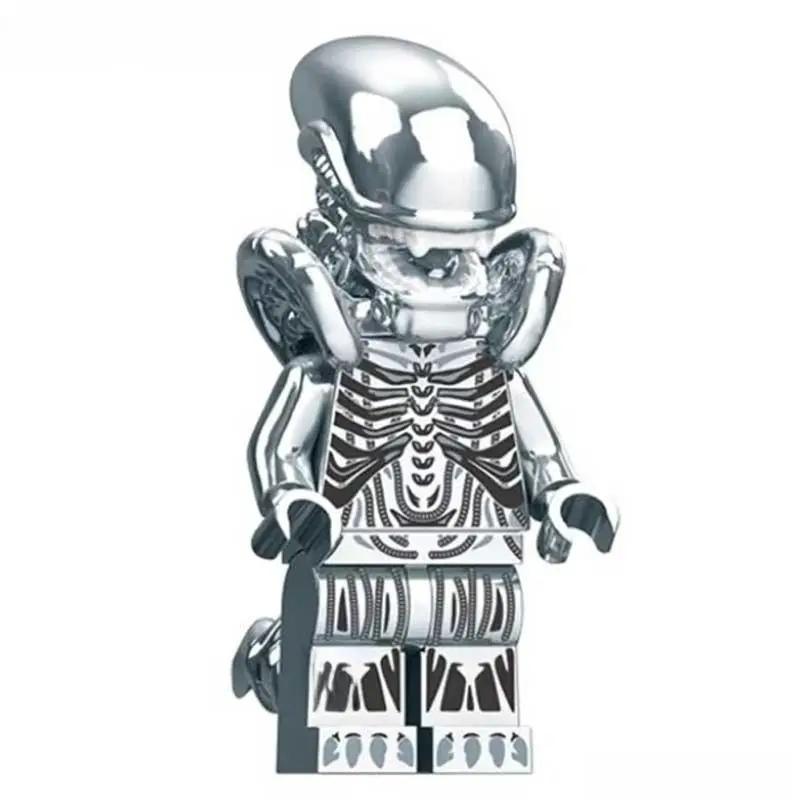  Xenomorph Lego Minifigure Collectible Metallic Silver -  ToylandEU™
