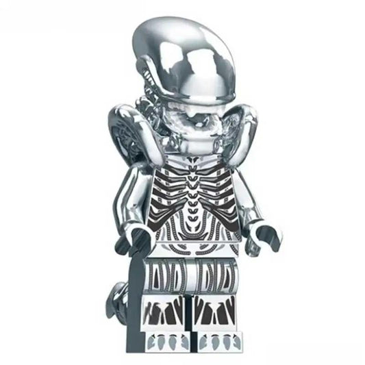  Xenomorph Lego Minifigure Collectible Metallic Silver -  ToylandEU™