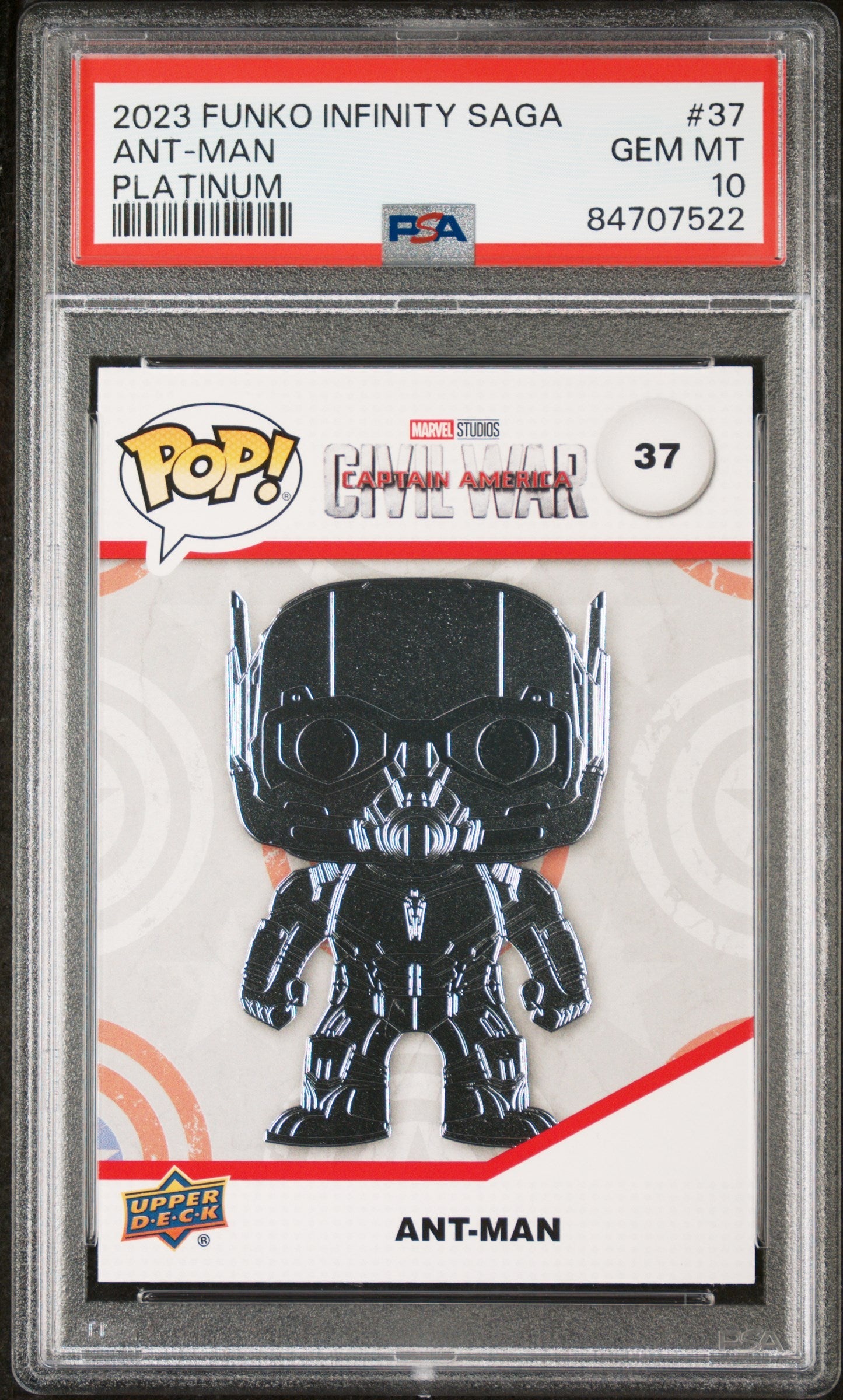 Ant-Man Platinum Funko Pop PSA 10 Limited Edition Figure