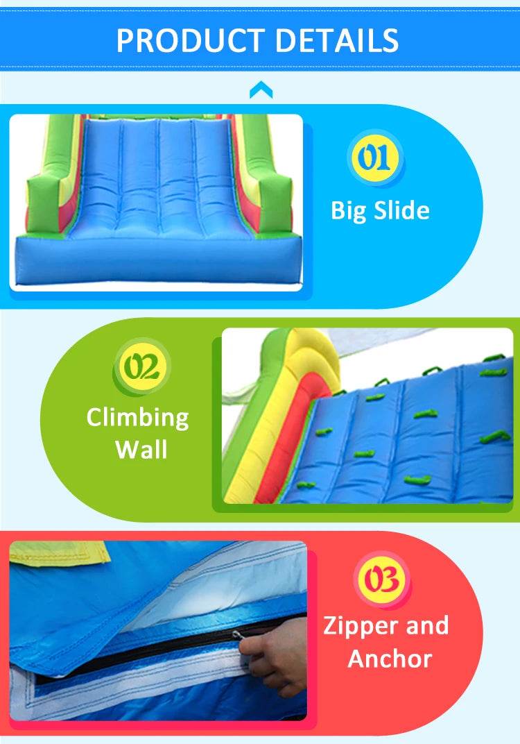 YARD Giant Inflatable Jumping Castle Bounce House Slide - ToylandEU