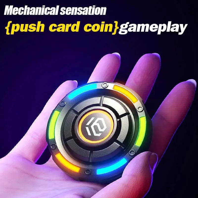  YIJOO 3in1 Metal EDC Pushing Card Hand Spinner Fidget Toy -  ToylandEU™