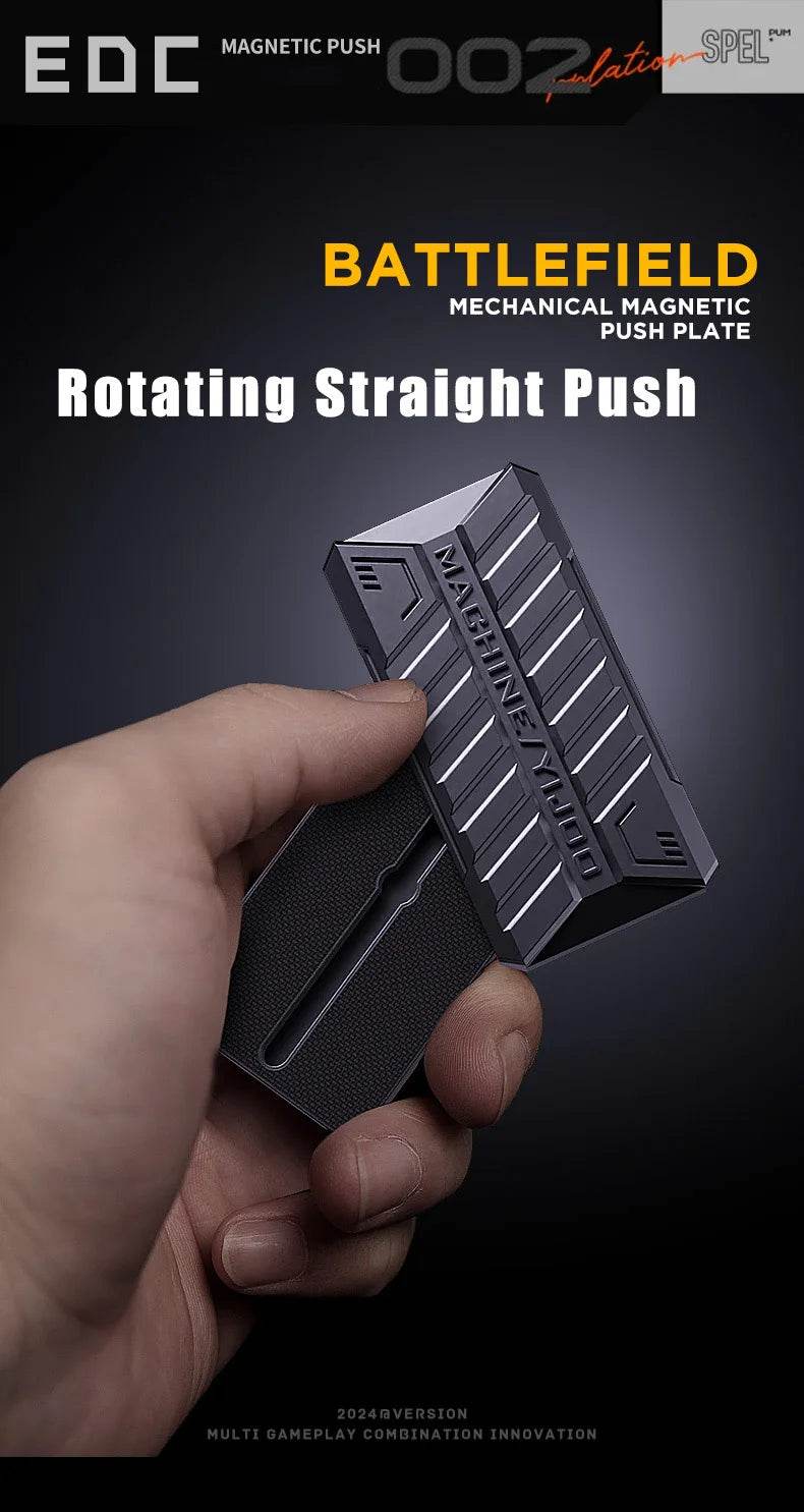 YIJOO Fidget Slider EDC Magnetic Push Slider Toys for Stress Relief - ToylandEU