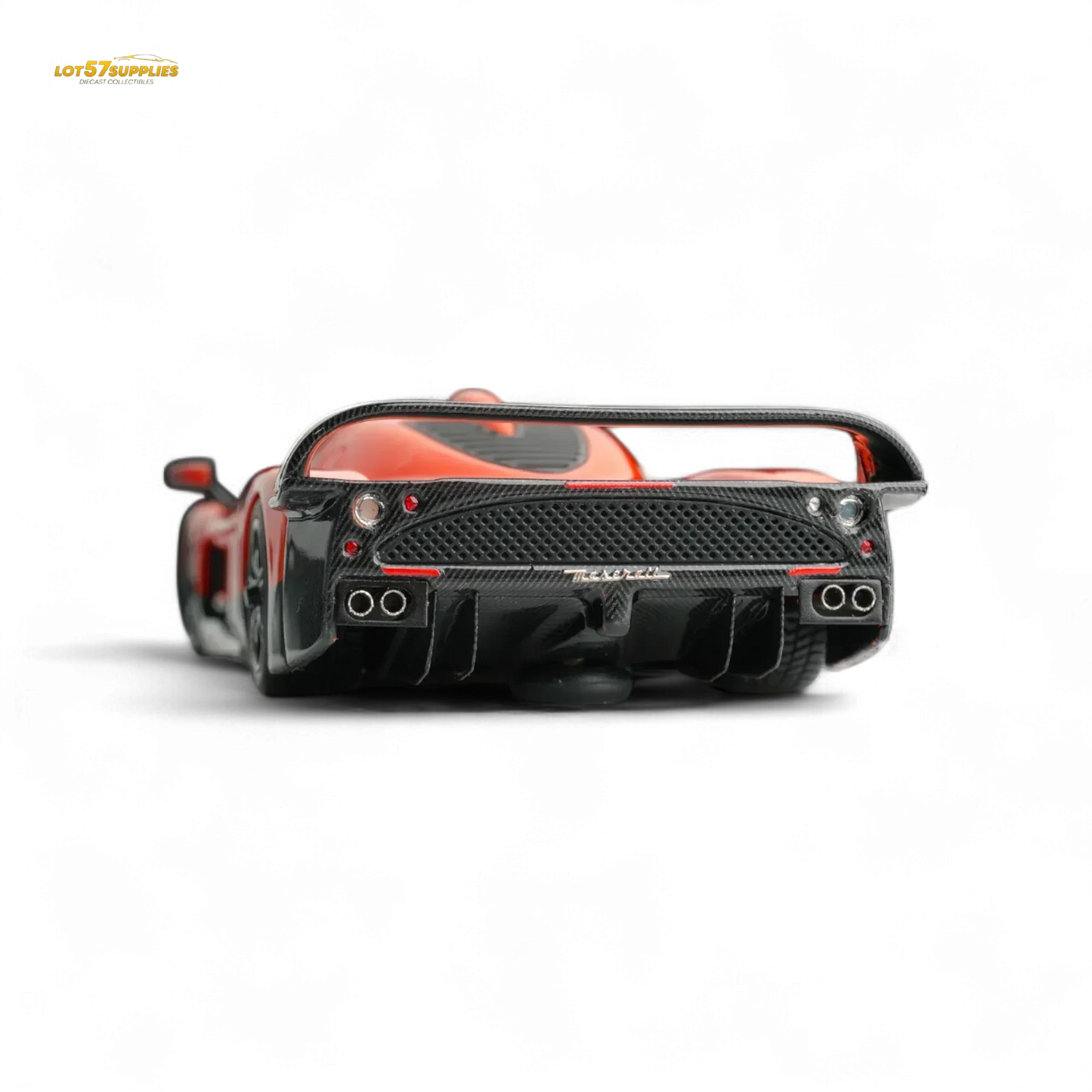YM Model Maseti MC12 Stradale Corsa 2-Tone Orange - Carbon Fiber - Resin 1:64 - ToylandEU